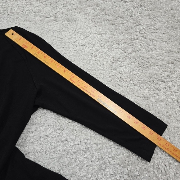 Oska Womens Top 2 UK12 Black Pullover Long Sleeve Minimalist Soft‎ Modern Fit - Picture 10 of 11